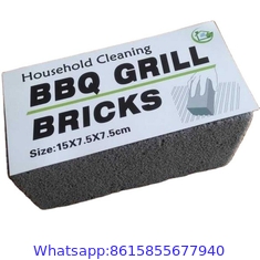 BBQ Grill Brick Pumice Stone Scrubber Sourcing Block Barbecue Brush for Tool Remove Stubborn Stains Rust