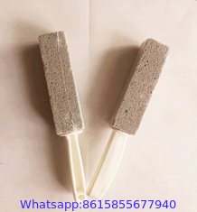 2 pcs Pumice Cleaning Stone with Handle, Toilet Bowl Ring Remover Bathroom Cleaner Stones