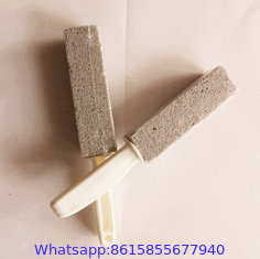 2 pcs Pumice Cleaning Stone with Handle, Toilet Bowl Ring Remover Bathroom Cleaner Stones