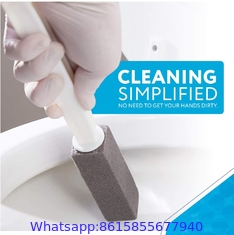 Toilet bowl ring pumice brush toilet pumice stone
