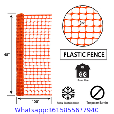 Plastic Safety Mesh Garden Net Plastic Trellis Orange