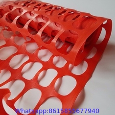 plastic orange garden safety fence