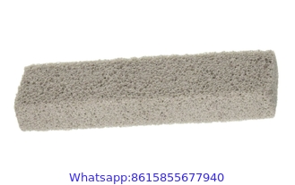 Pumice Stone Toilet Bowl Clean Brush with Handle, Remove Toilet Bowl Hard Water Rings, Calcium Buildup and Rust Suitable