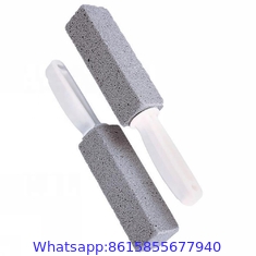 Small Pumice Cleaning Stone with Case - High Density, Sturdy, Fine Grit