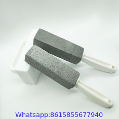 Pumice Stones for Cleaning - Pumice Scouring Pad, Grey Pumice Stick Cleaner for Removing Toilet Bowl Ring, Bath