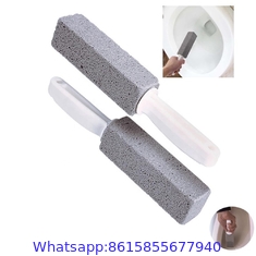 Pumice Stones for Cleaning - Pumice Scouring Pad, Grey Pumice Stick Cleaner for Removing Toilet Bowl Ring, Bath