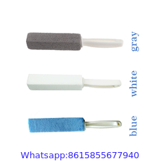 Pumice Stones for Cleaning - Pumice Scouring Pad, Grey Pumice Stick Cleaner for Removing Toilet Bowl Ring, Bath