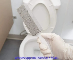 Pumice Stones for Cleaning - Pumice Scouring Pad, Grey Pumice Stick Cleaner for Removing Toilet Bowl Ring, Bath