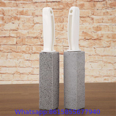 Pumice Cleaning Stone with Handle Toilet Bowl Cleaner Hard Water Ring Remover for Bath/Pool/Kitchen/Household Cleaning