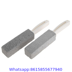 Pumice Stone for Cleaning, Pumice Scouring Pad, Toilet Bowl Ring Remover Pumice Stick Cleaner for Kitchen/Bath/Pool/Hous