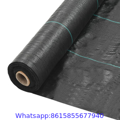 Weed Barrier Control Fabric Ground Cover Membrane Garden Landscape Driveway Weed Block Nonwoven Heavy Duty 125gsm Black