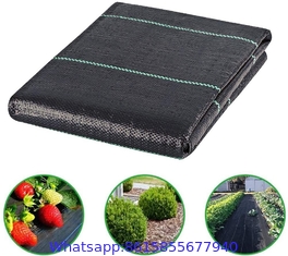 Weed Barrier Control Fabric Ground Cover Membrane Garden Landscape Driveway Weed Block Nonwoven Heavy Duty 125gsm Black