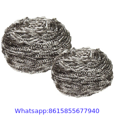 Kitchen and Pot Cleaning Metal Stainless Steel Wire Scourer Stainless Steel Scrubbers stainless steel cleaning pads