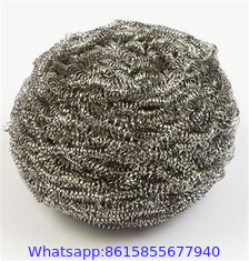 Low Price Kitchen Scrubber Stainless Steel Scourer Wire Cleaning Ball,scouring pad stainless steel