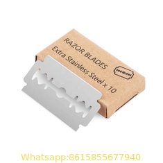 China Wholesale Disposable Metal Stainless Steel Double Edge Men Shaving Razor Blade Manufacturers