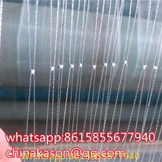Nylon and polyester netting: 210d/2-60 ply & up Nylon monofilament netting: 110d/2 ply & up