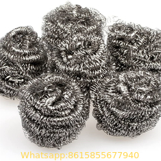 Stainless Steel Scourer, 30 g, Pack of 6 Cleans pot, pans, grills and oven