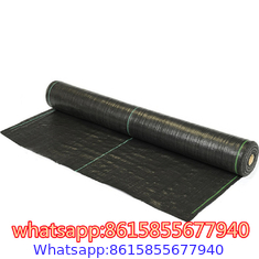 PP PE Woven Plastic Weed Control Block Mat Fabric Cloth Weed Barrier Non Woven Weed Mat For Agricultural Ground Cover