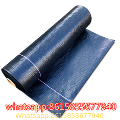 PP PE Woven Plastic Weed Control Block Mat Fabric Cloth Weed Barrier Non Woven Weed Mat For Agricultural Ground Cover
