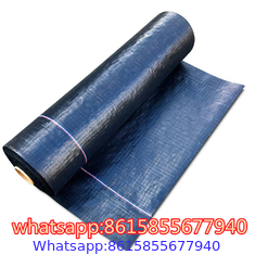 PP PE Woven Plastic Weed Control Block Mat Fabric Cloth Weed Barrier Non Woven Weed Mat For Agricultural Ground Cover