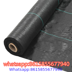 PP PE Woven Plastic Weed Control Block Mat Fabric Cloth Weed Barrier Non Woven Weed Mat For Agricultural Ground Cover