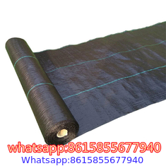 PP PE Woven Plastic Weed Control Block Mat Fabric Cloth Weed Barrier Non Woven Weed Mat For Agricultural Ground Cover