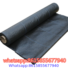 PP PE Woven Plastic Weed Control Block Mat Fabric Cloth Weed Barrier Non Woven Weed Mat For Agricultural Ground Cover