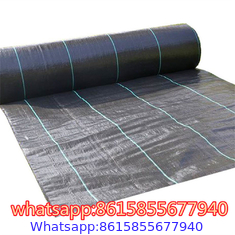 PP PE Woven Plastic Weed Control Block Mat Fabric Cloth Weed Barrier Non Woven Weed Mat For Agricultural Ground Cover