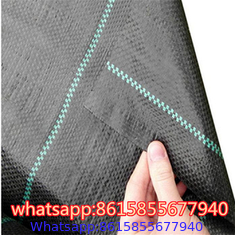 PP PE Woven Plastic Weed Control Block Mat Fabric Cloth Weed Barrier Non Woven Weed Mat For Agricultural Ground Cover