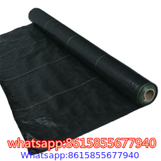 PP PE Woven Plastic Weed Control Block Mat Fabric Cloth Weed Barrier Non Woven Weed Mat For Agricultural Ground Cover