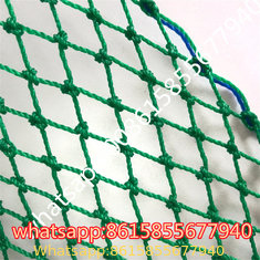 PE Material Knotted Black Fishing Net