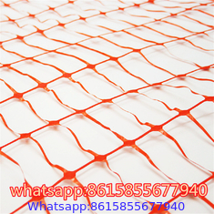 4' x 100' 14Lb Orange Oval Safety/Snow Fence