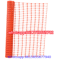 Orange Woven Warning Net is made of high density polyethylenes for the construction and bridge.