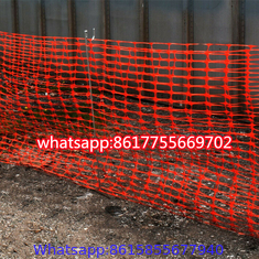 Blue Plastic Barrier Mesh Fence - 50m Rolls