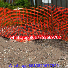 Blue Plastic Barrier Mesh Fence - 50m Rolls