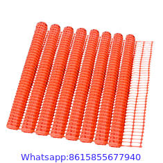 Orange Plastic Barrier Fencing, warning fence