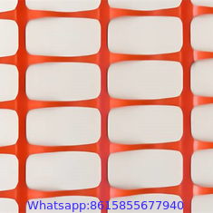 Orange Plastic Temporary Fencing warning fence	warning barrier