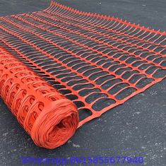 Orange Plastic Temporary Fencing warning fence	warning barrier