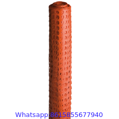 Orange Plastic Temporary Fencing warning fence	warning barrier