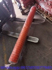 Orange Plastic Temporary Fencing warning fence	warning barrier