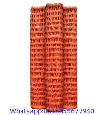 Orange Plastic Temporary Fencing warning fence	warning barrier