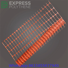 Orange Plastic Temporary Fencing warning fence	warning barrier