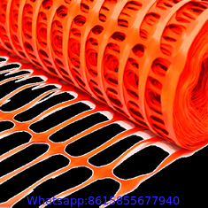 Orange Plastic Temporary Fencing warning fence	warning barrier