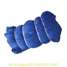 China Hot Saling Nylon Polyester Multifilament 12PLY 400MD Blue Colour African Market Tanzania Fishing Nets