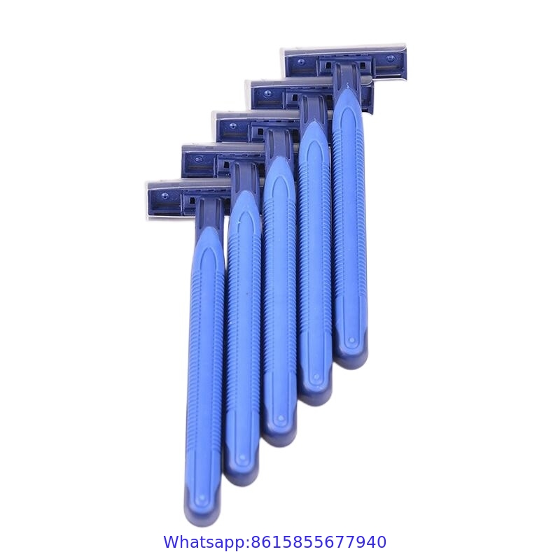 Disposable Razor Factory produce 3 blade higher quality shaving razor with lubricating strip