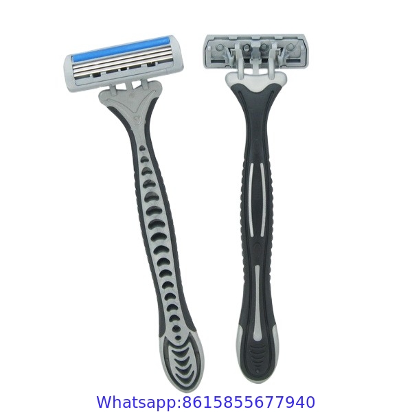 disposable razor twin 2 blade shaving razor with lubricant strip stainless steel blade hot sale AMAZON for man and lady