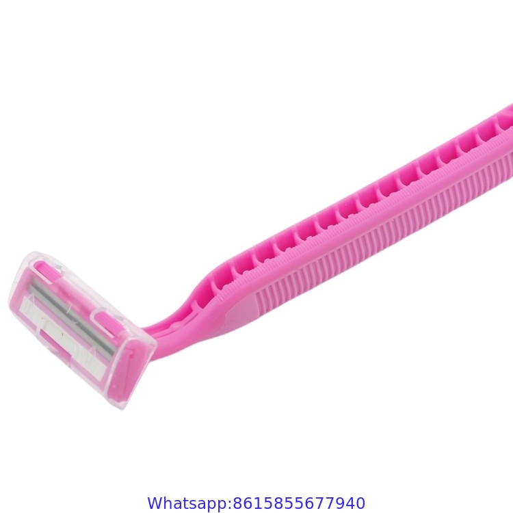 stainless steel razor blades soft care pink ladies recycle disposable razors