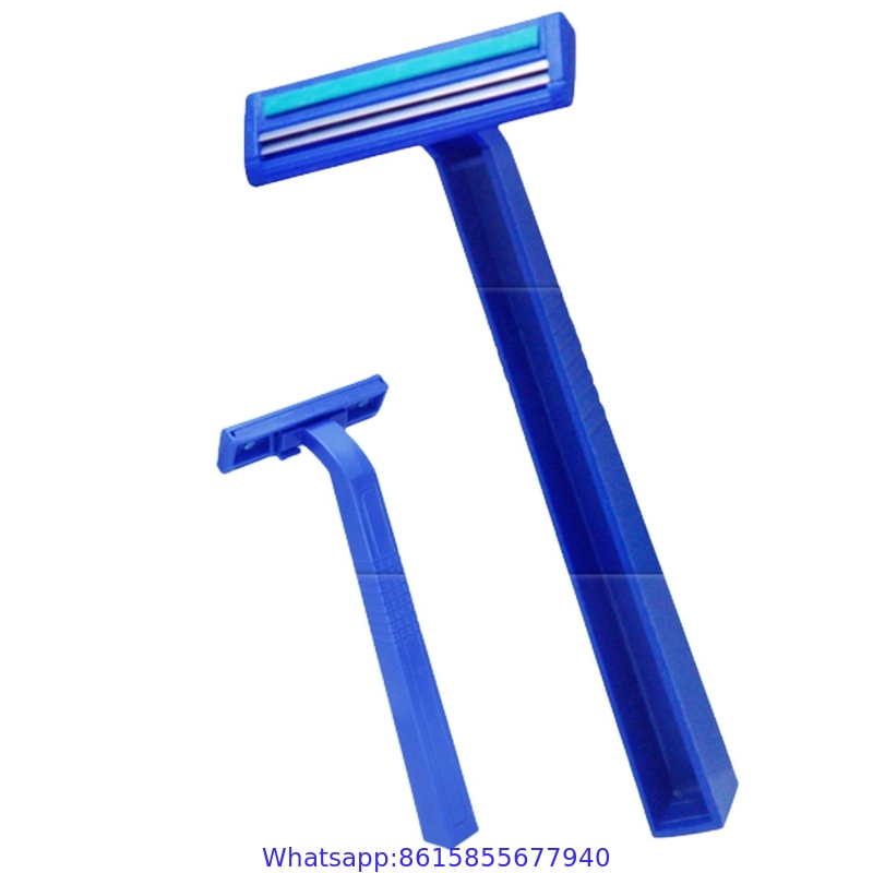 stainless steel Triple Layers Plastic Disposable Razor Disposable Safety Razor Blade