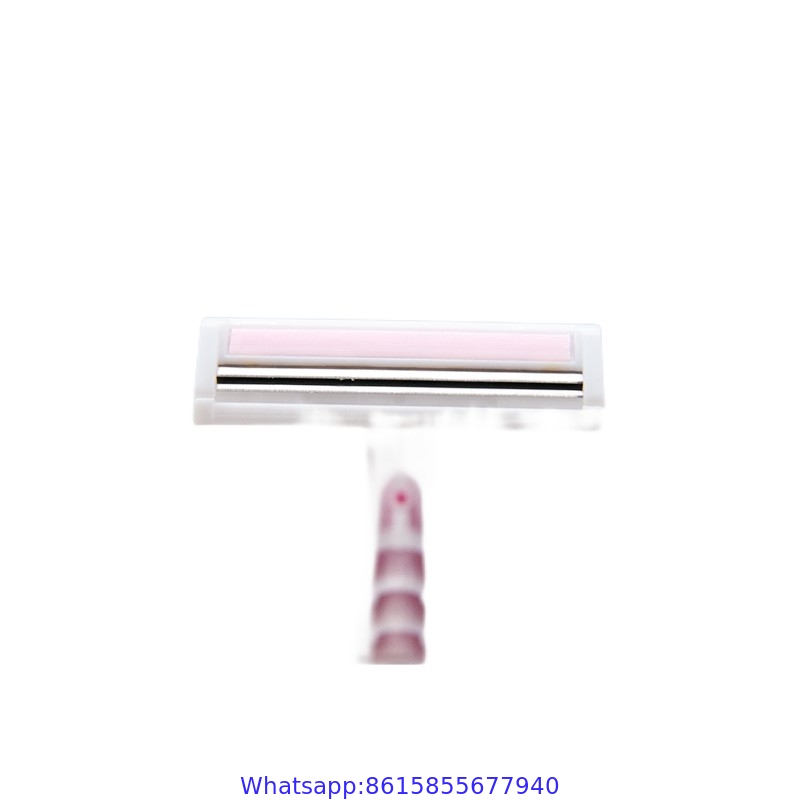 Three Blade Razor Stainless Steel Blade with Lubricating Strip Triple Blade Disposable Razor