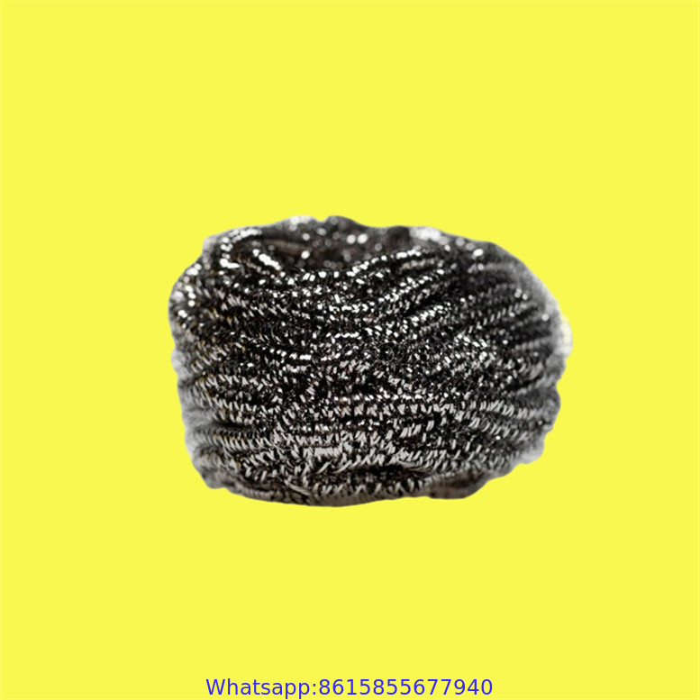 Factory Direct Supply Indoor Household Kitchen Cleaning Metal Scourer Stainless Steel Scrubber